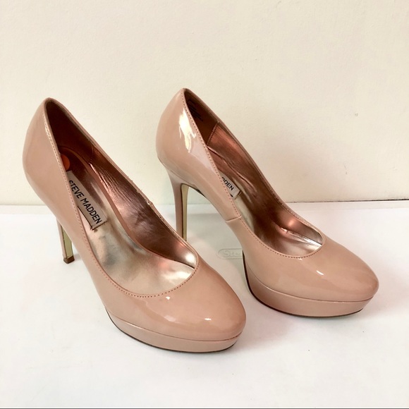 steve madden round toe pumps